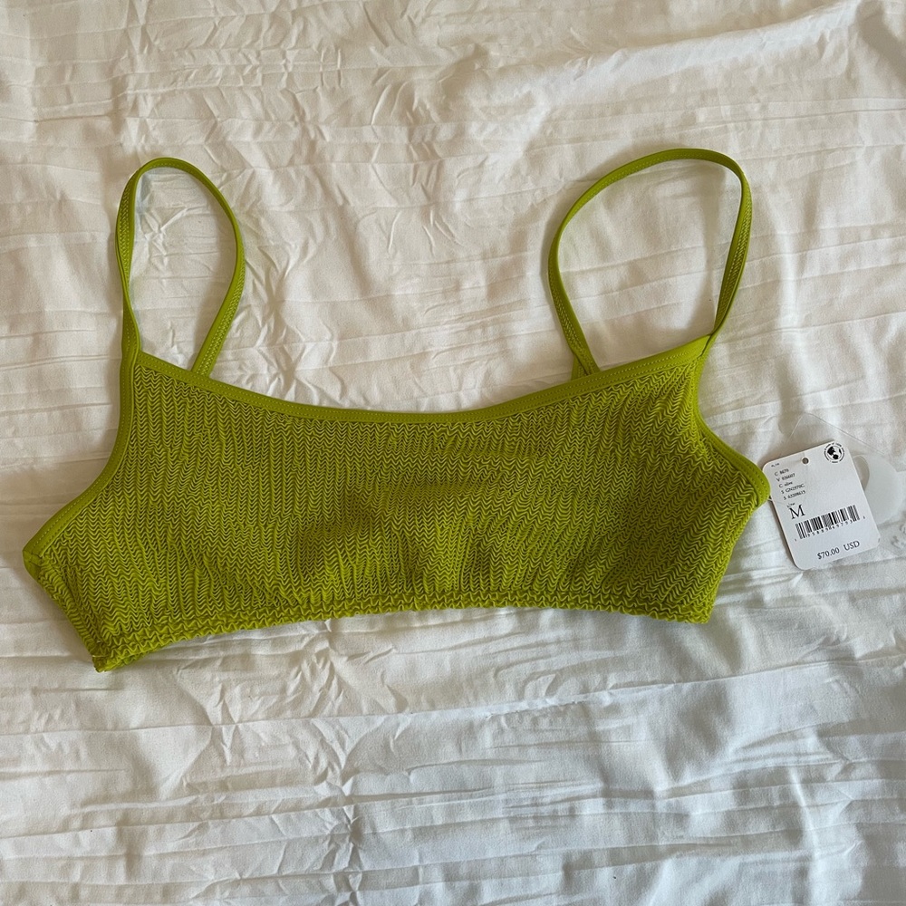 Free People Gnash Crimp Bikini Top